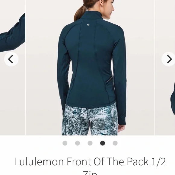 Lululemon front of the pack 1/2 zip🍋 - Picture 7 of 8